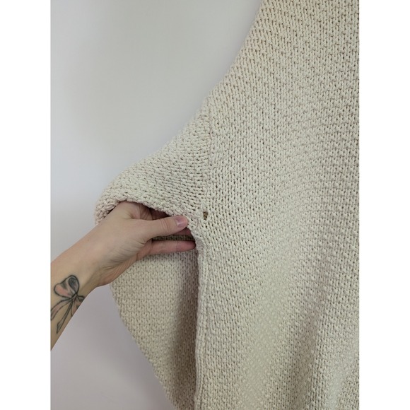 Vintage North Bay Outfitters Fisherman Sweater Made in USA Heavy Knit Ivory‎ M - Picture 8 of 8